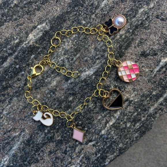 Gold Charm Bracelet - Handmade - Picture 3 of 6